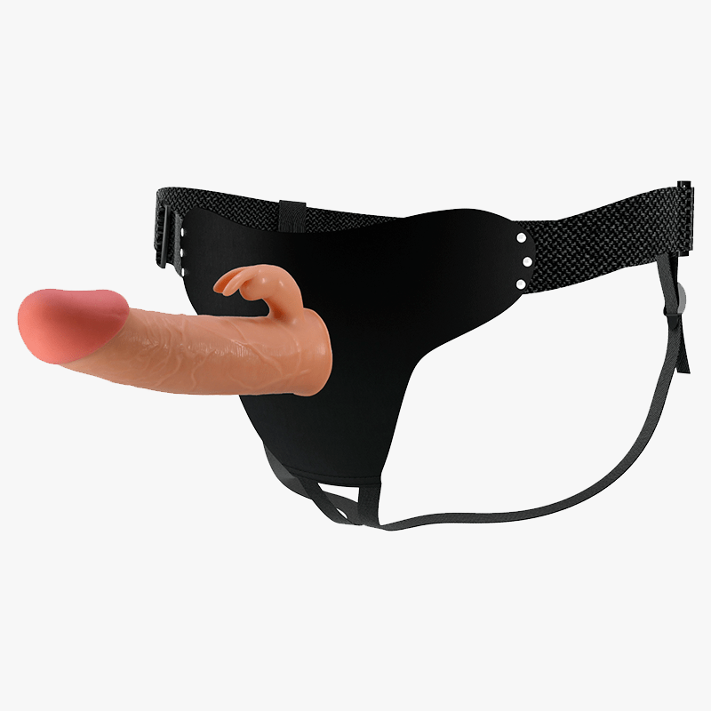 Arnés con Dildo Tipo Conejo 7.4″ Pretty Love Mavis BW-022099N