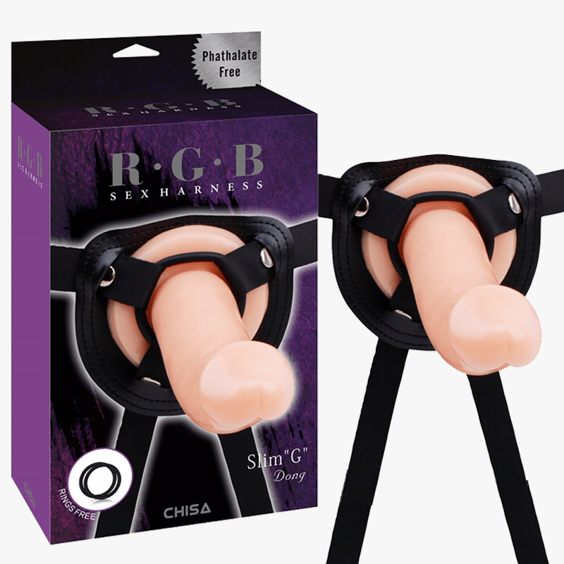 Arnés con Dildo Slim G 7.5″ R.G.B CN-102060873